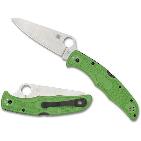 Spyderco 2024 Spyderco Reveal 6 Green Pacific Salt 2 Lc200N Steel Plain Edge SPY-C91FPGR2